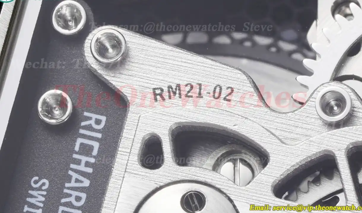 RM21-02 Carbon Case On Orange Rubber Strap RMF Tourbillon