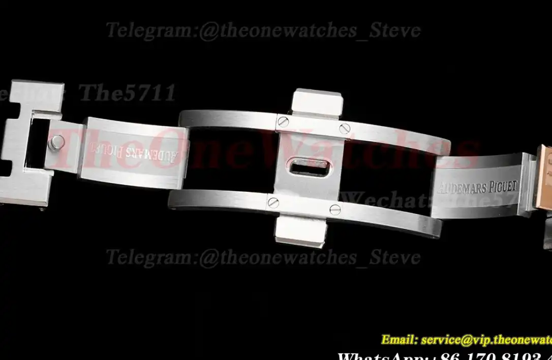 Royal Oak 41mm 15400 SS RG White Stk IPF SA3120 Super Clone