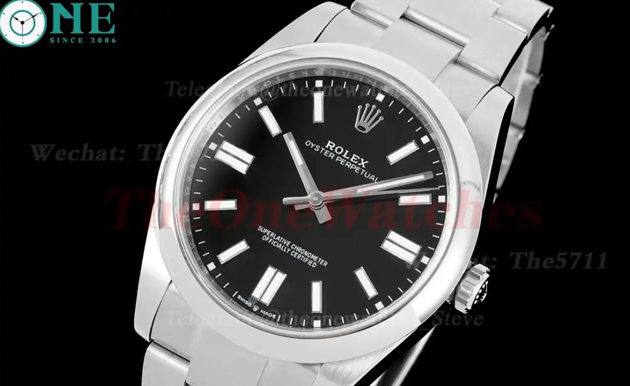 Oyster Perpetual 124300 41mm SS SS Blk Stk King VR3230