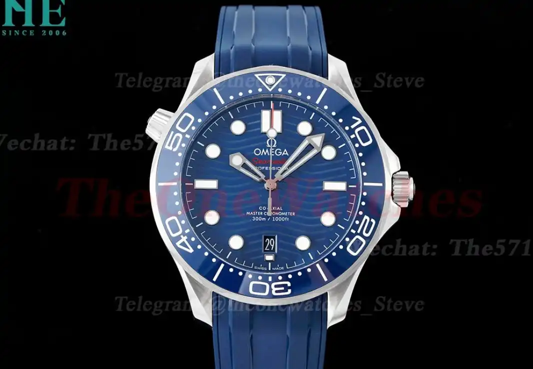 Seamaster 300m Basel 2018 SS RU Blue Dot ZF A8800