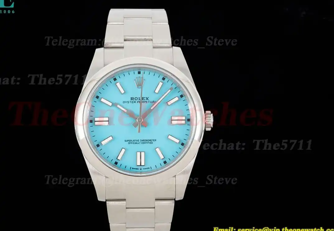 Oyster Perpetual 124300 41mm SS SS Tiffany King VR3235