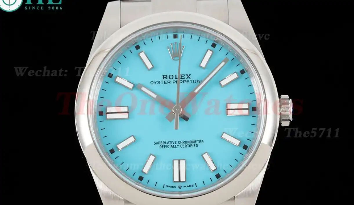 Oyster Perpetual 124300 41mm SS SS Tiffany King VR3235