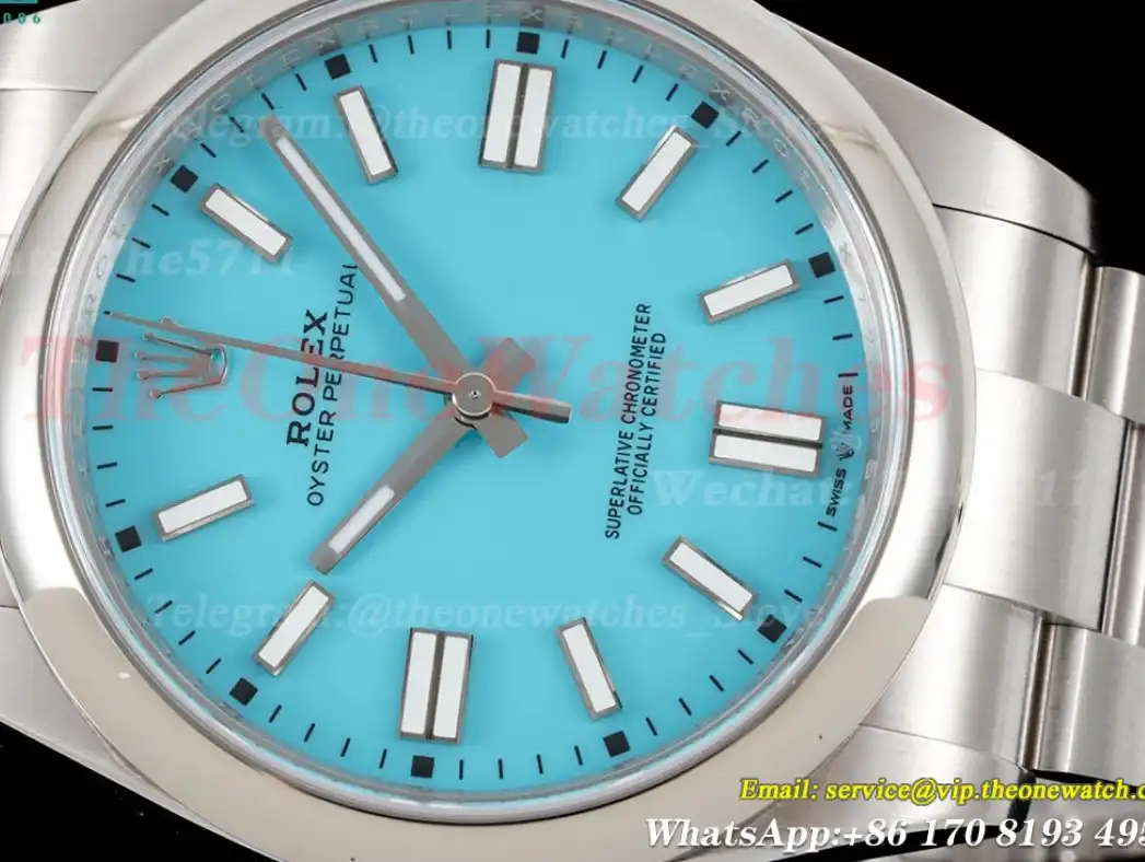 Oyster Perpetual 124300 41mm SS SS Tiffany King VR3235