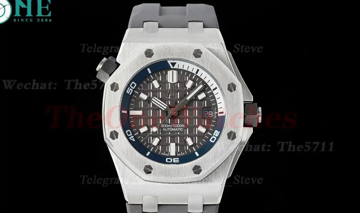 Royal Oak Offshore Diver 15720 42mm SS RU Grey Stk IPF A4308