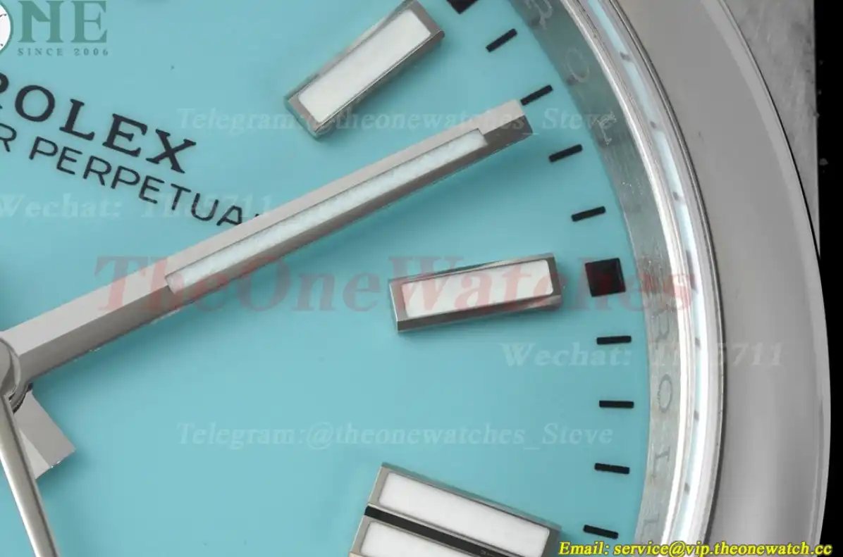 Oyster Perpetual 124300 41mm SS SS Tiffany Blue Dial EWF A3230