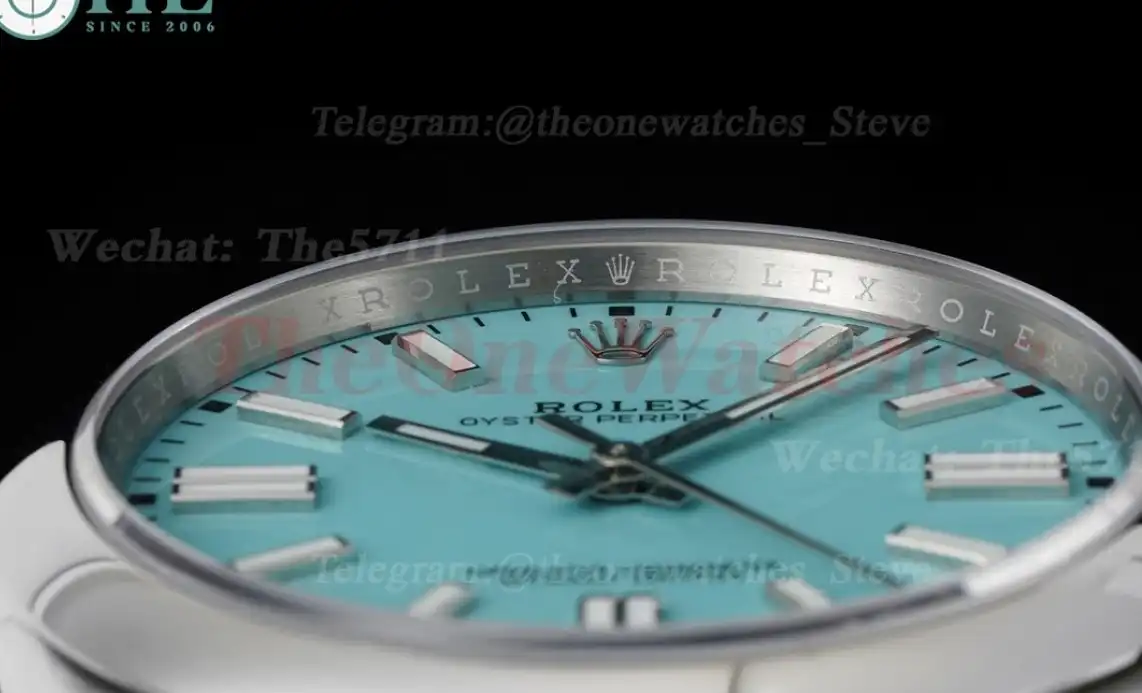 Oyster Perpetual 124300 41mm SS SS Tiffany Blue Dial EWF A3230