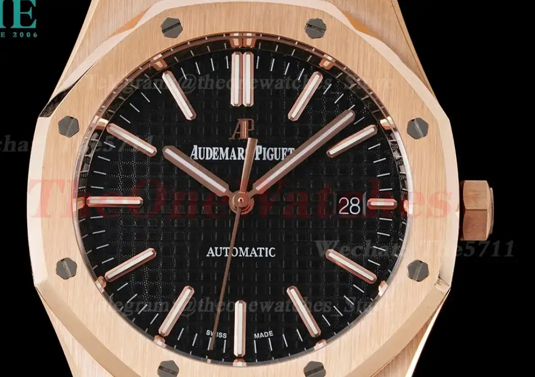 Royal Oak 41mm 15400 RG LE Black Stk IPF SA3120 Super Clone