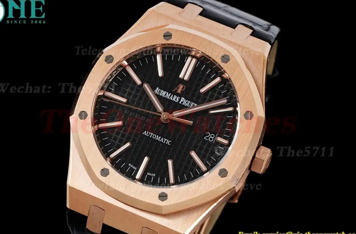 Royal Oak 41mm 15400 RG LE Black Stk IPF SA3120 Super Clone