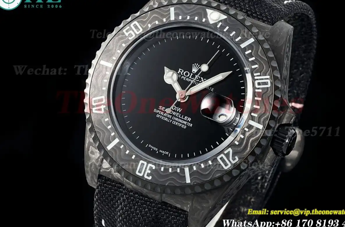 SeaDweller DIW 43mm FC NY Full Black Dial DIWF VR3235