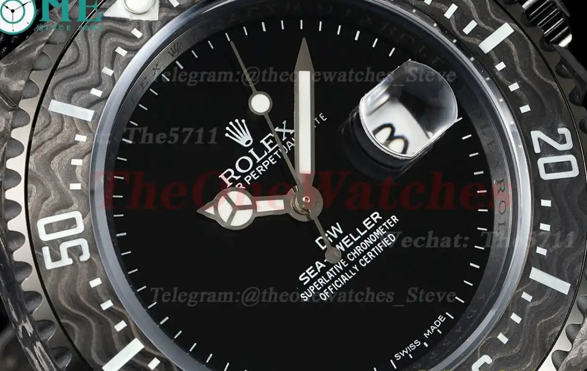 SeaDweller DIW 43mm FC NY Full Black Dial DIWF VR3235