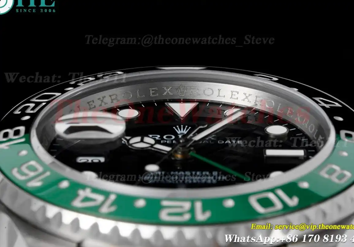 GMT Master II 126720 Sprite 40mm Oys SS SS Black Dial GMF VR3186