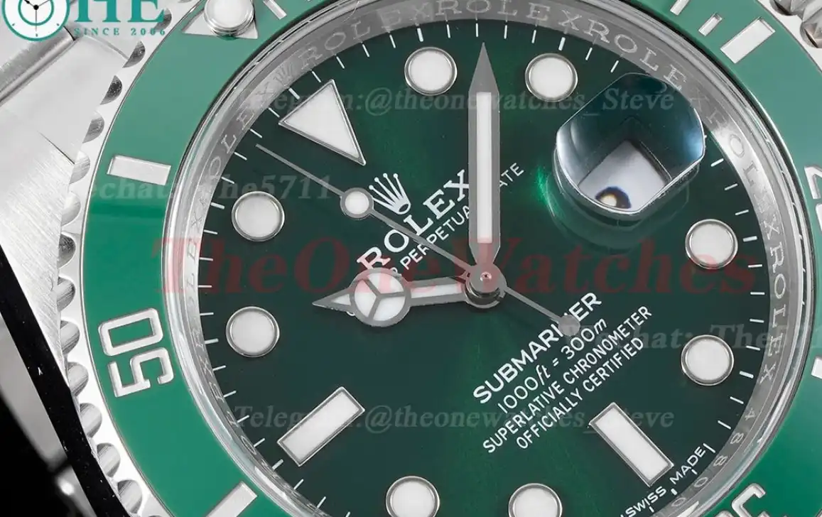 Submariner 116610LV Hulk 40mm SS SS Green Dial C+S VS3135