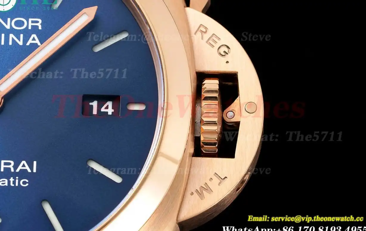 PAM1112 Lum. Marina 44mm RG LE Blue VSF P9010