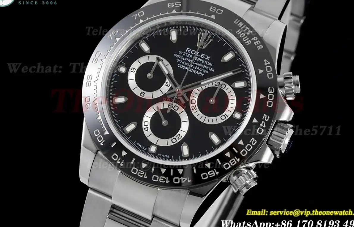 Daytona 116500 904 SS SS Black Stk EWF Asia 7750