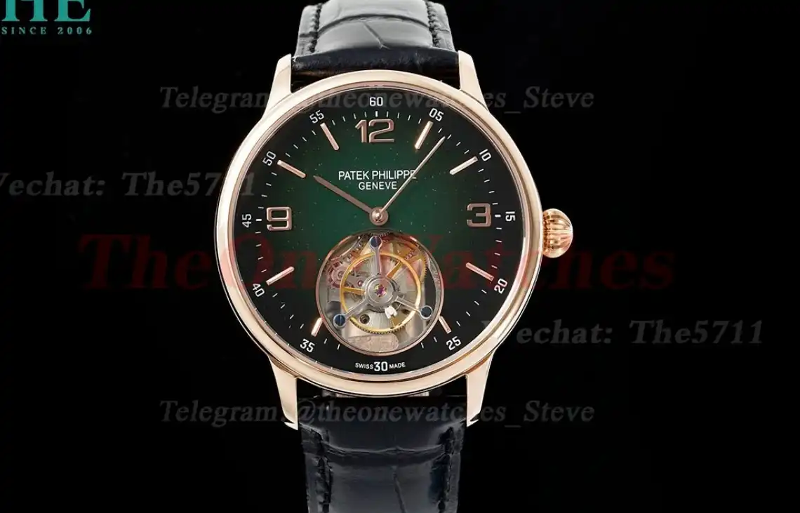 Complications 43mm RG LE Green Dial RMSF Tourb