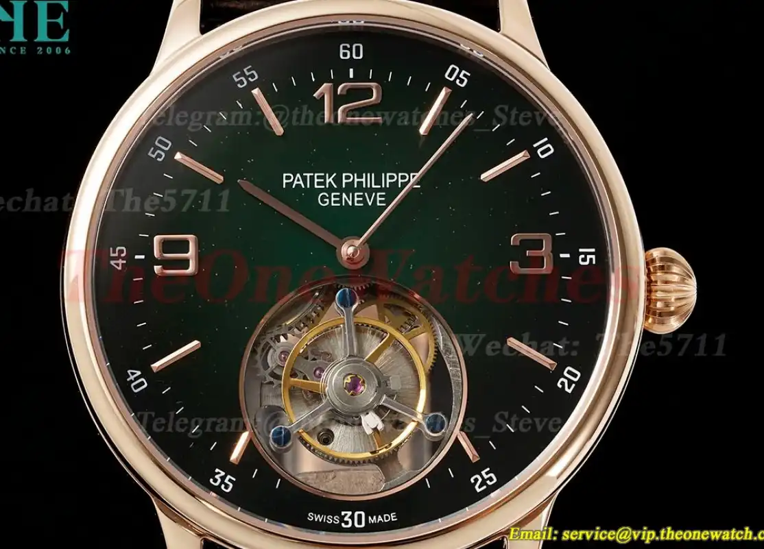 Complications 43mm RG LE Green Dial RMSF Tourb