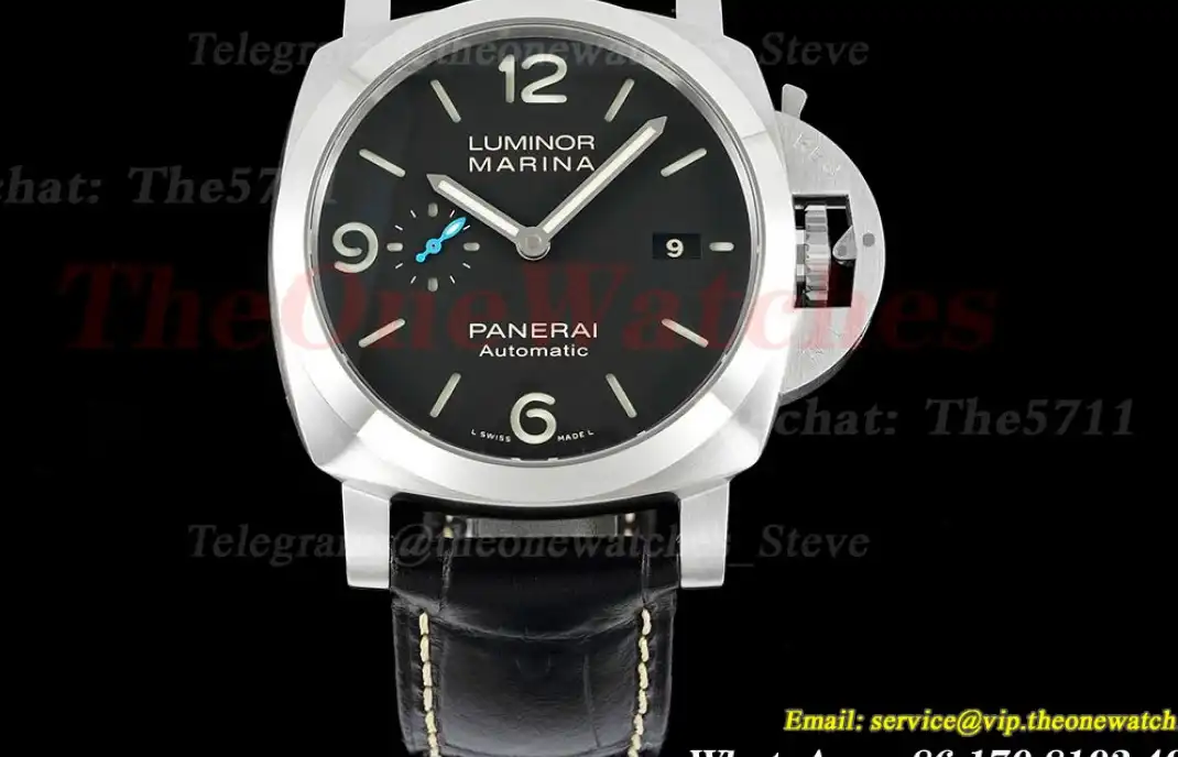 PAM1312 Lum. Marina Auto 44mm Black SS LE VSF P9010