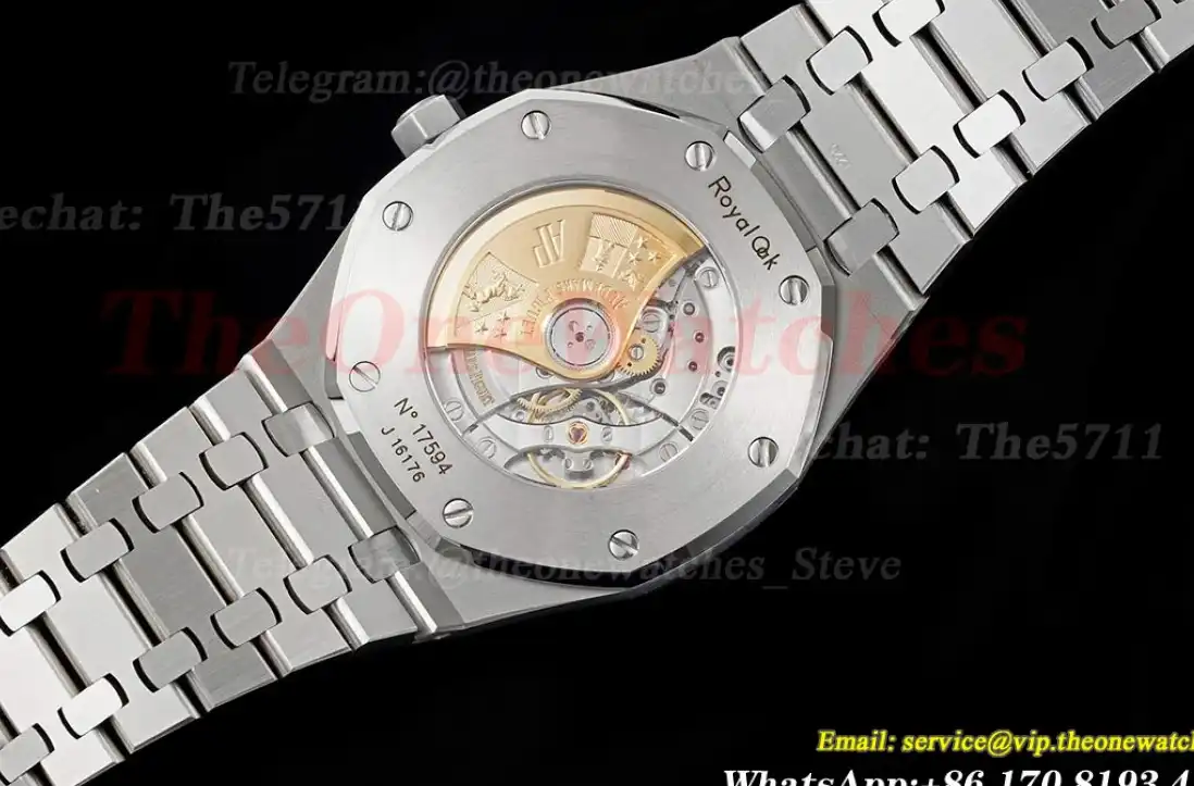 Royal Oak 15400 SS SS White Stk APSF SA3120 Super Clone