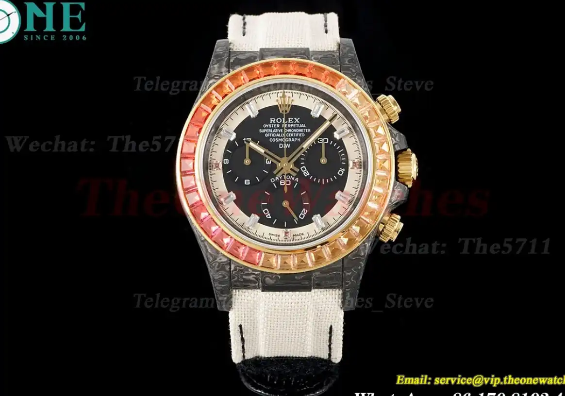 Daytona Diw 40mm Rainbow FC NY Black Beige Dial DIWF A7750