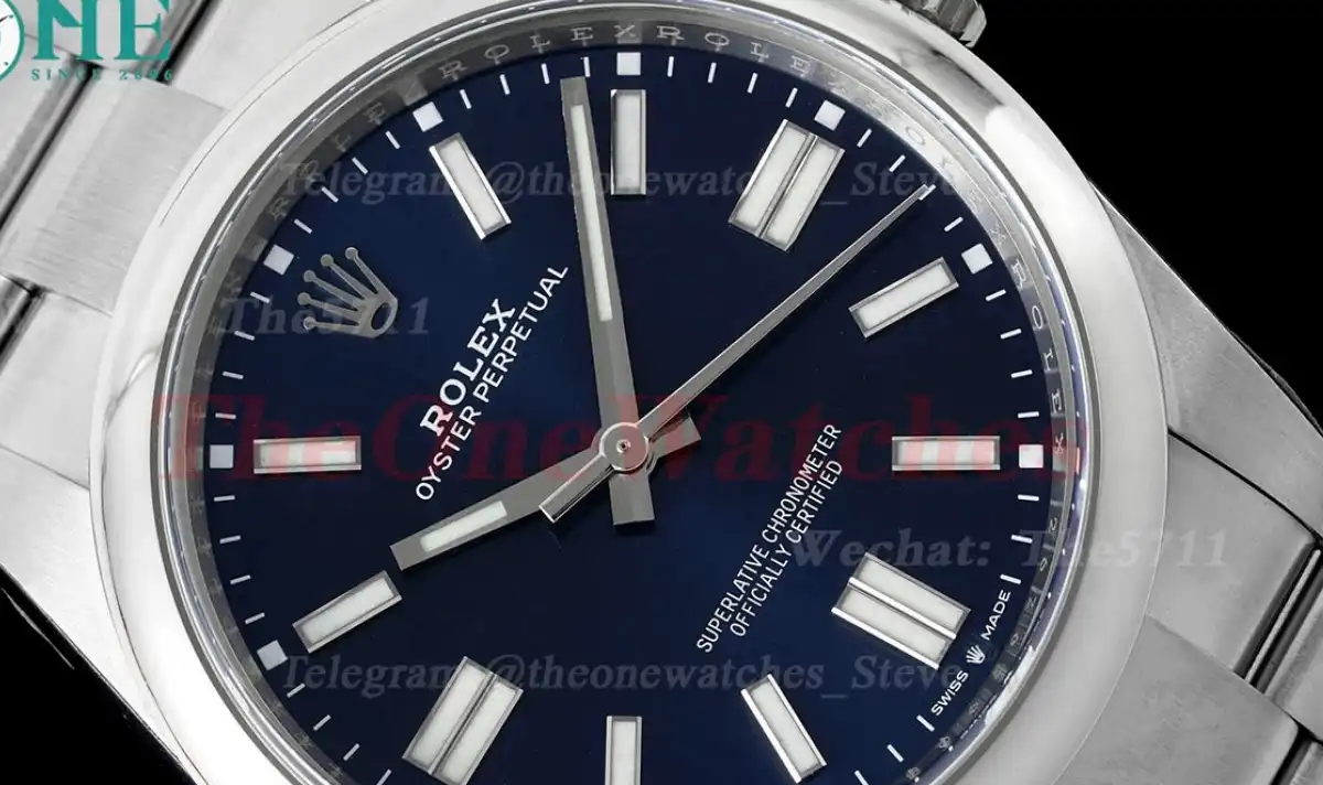 Oyster Perpetual 124300 41mm SS SS Blue Stk Clean VR3230