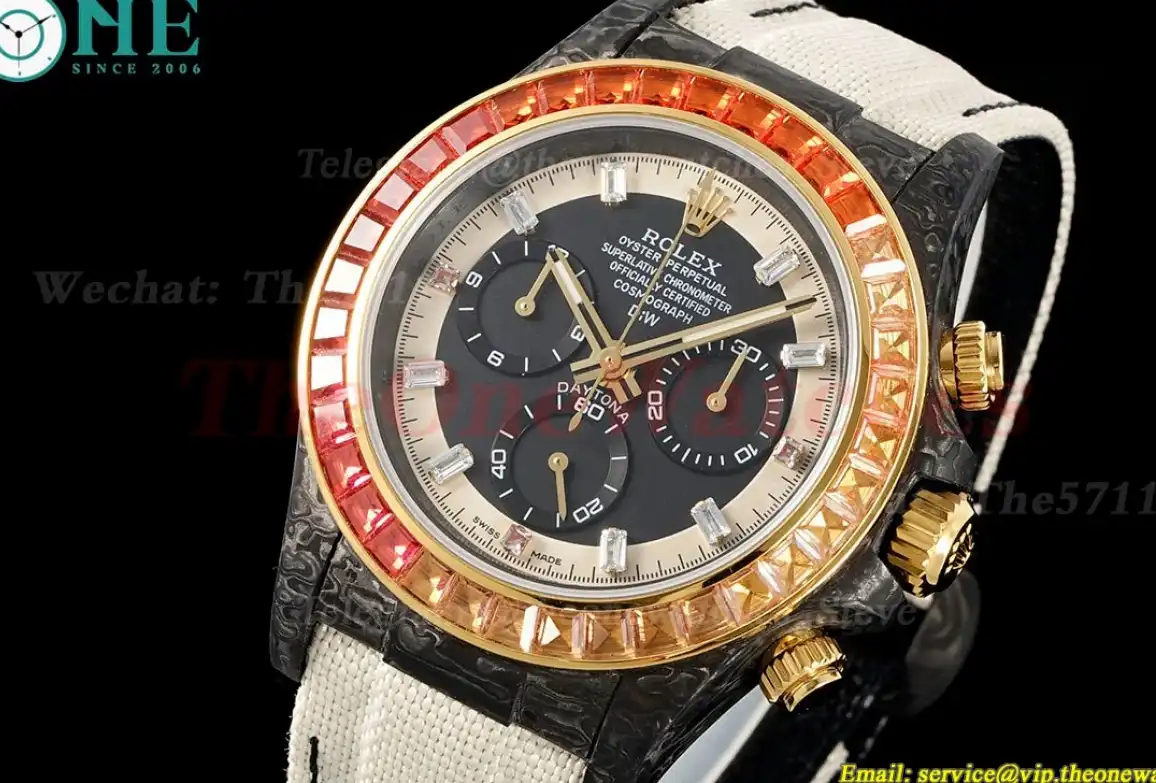 Daytona Diw 40mm Rainbow FC NY Black Beige Dial DIWF A7750