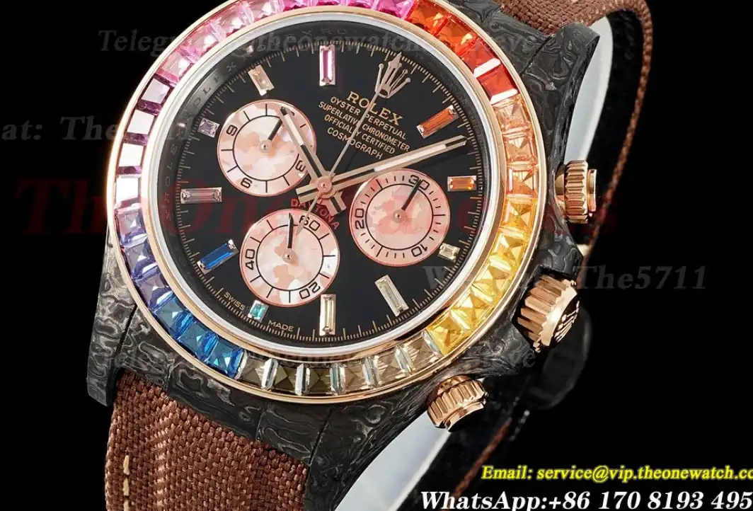 Daytona Diw 40mm Rainbow FC NY Black DIal DIWF A7750