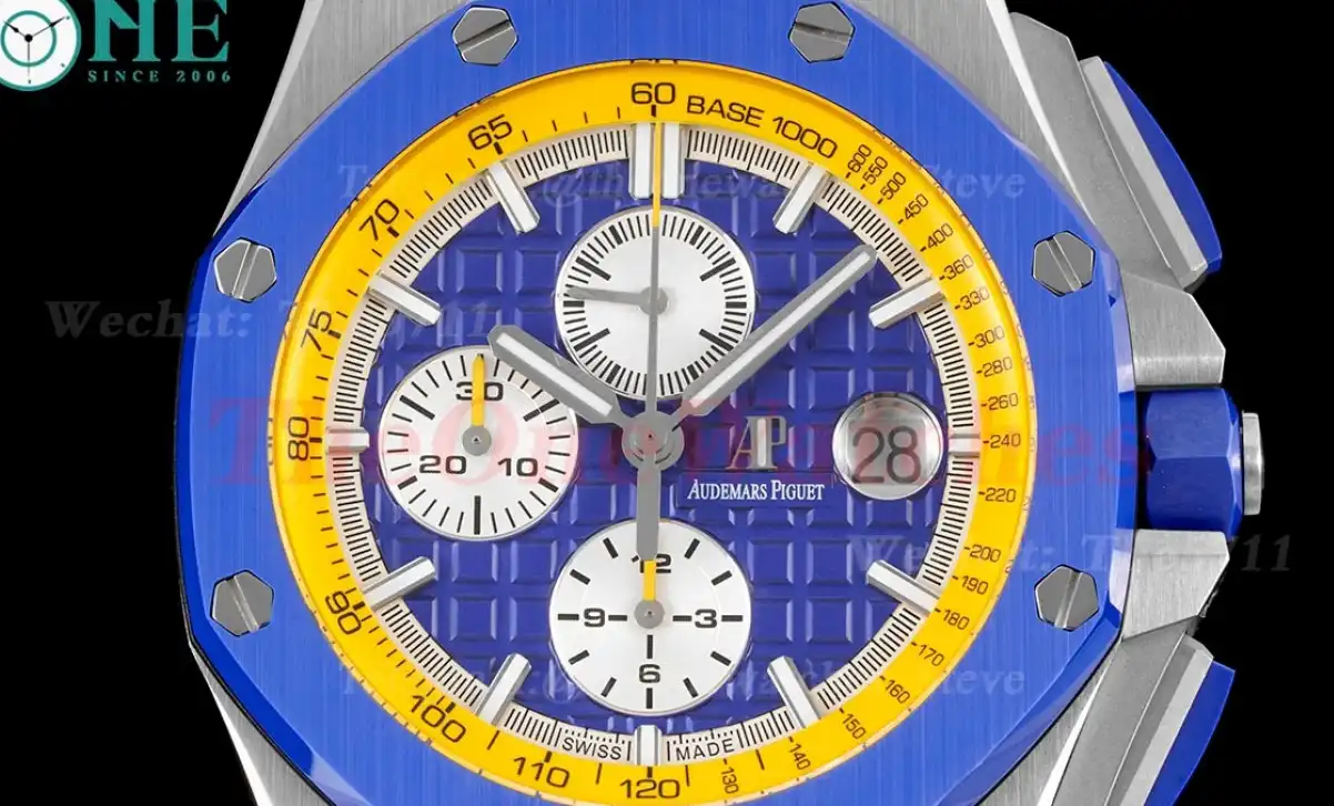 Royal Oak Offshore 44mm SS RU Blue Yellow APF V2 A3126