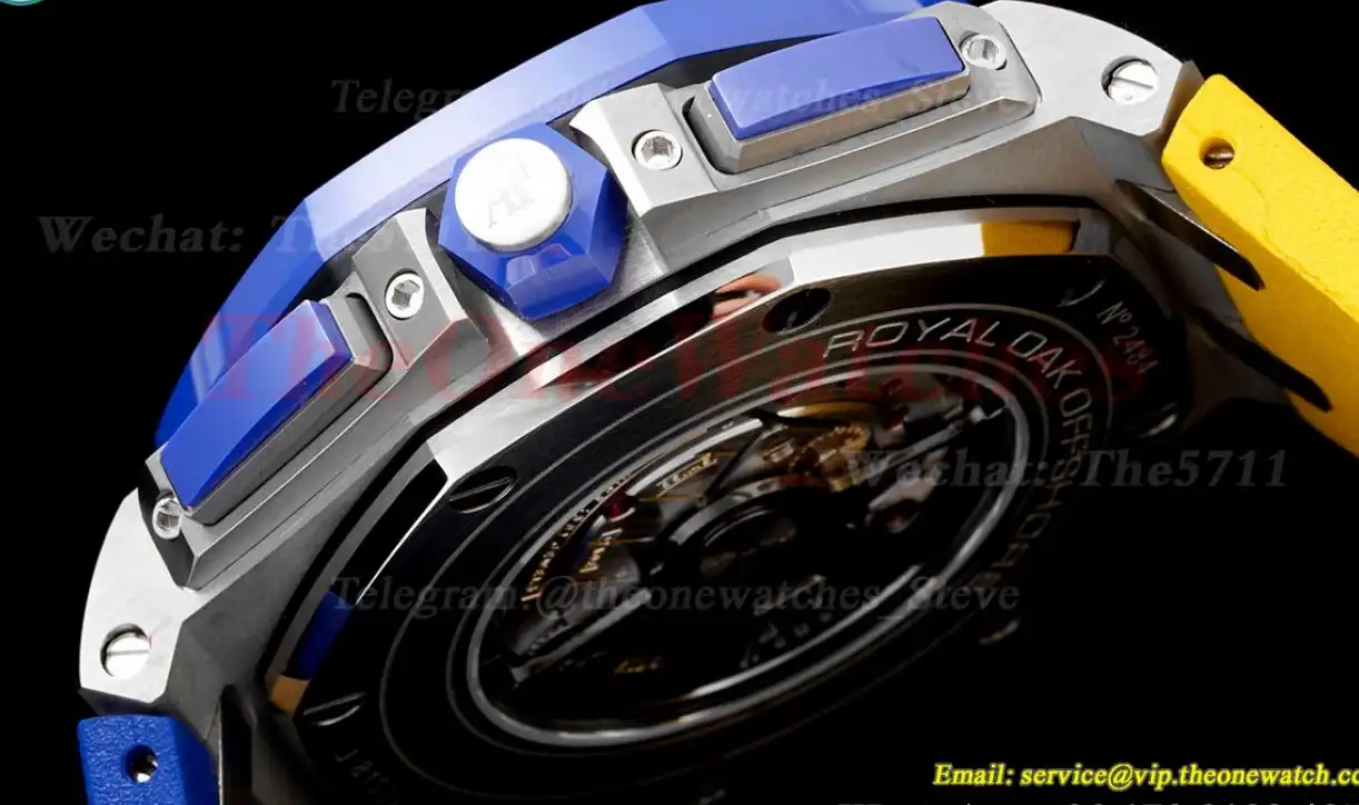 Royal Oak Offshore 44mm SS RU Blue Yellow APF V2 A3126