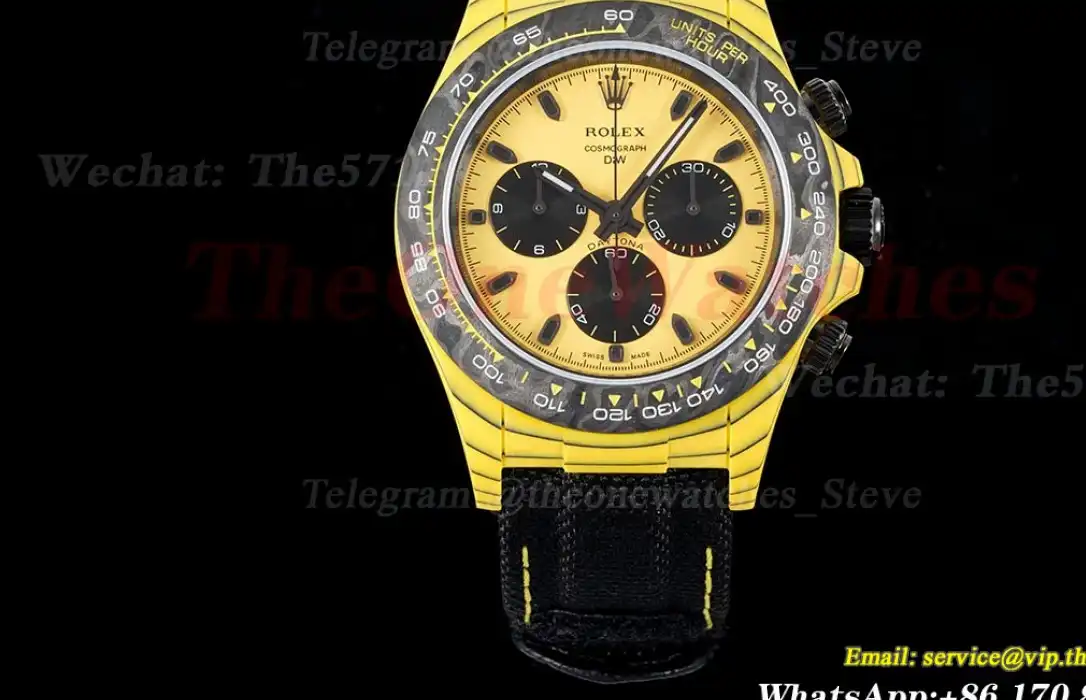 Daytona Diw 40mm FC NY Yellow Dial DIWF A7750