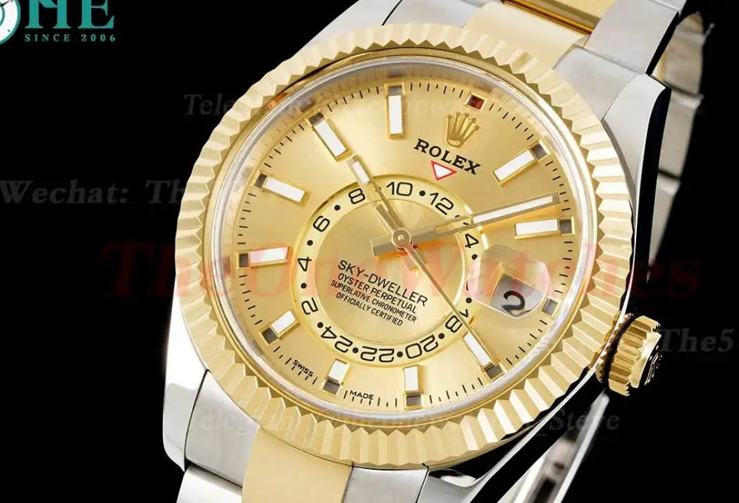 SkyDweller 326933 42mm Oyster SS YG Gold Stk FNF A9001