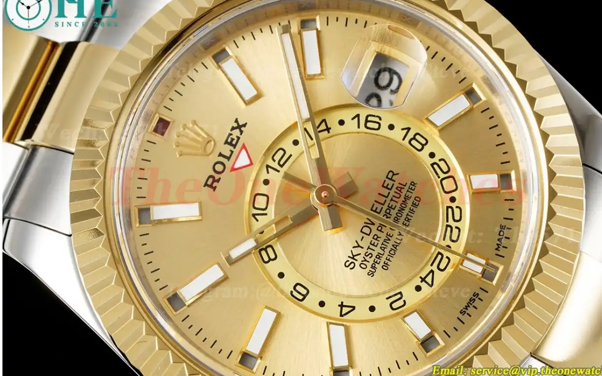 SkyDweller 326933 42mm Oyster SS YG Gold Stk FNF A9001