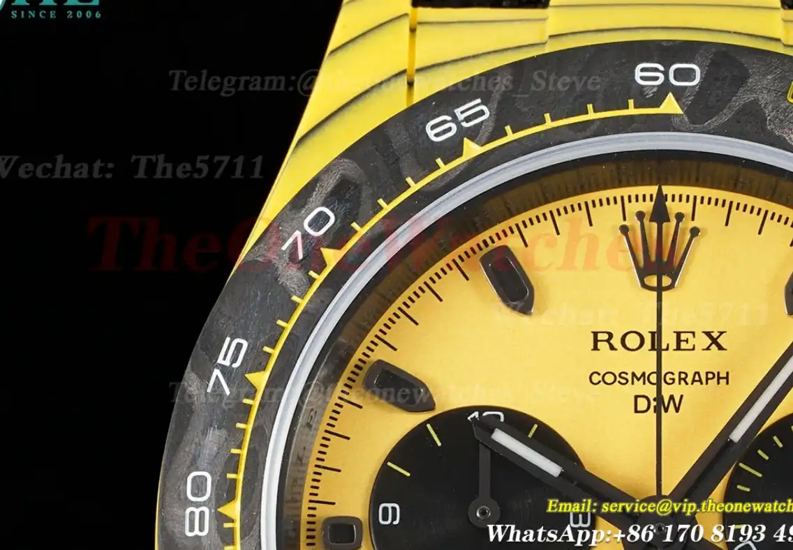 Daytona Diw 40mm FC NY Yellow Dial DIWF A7750