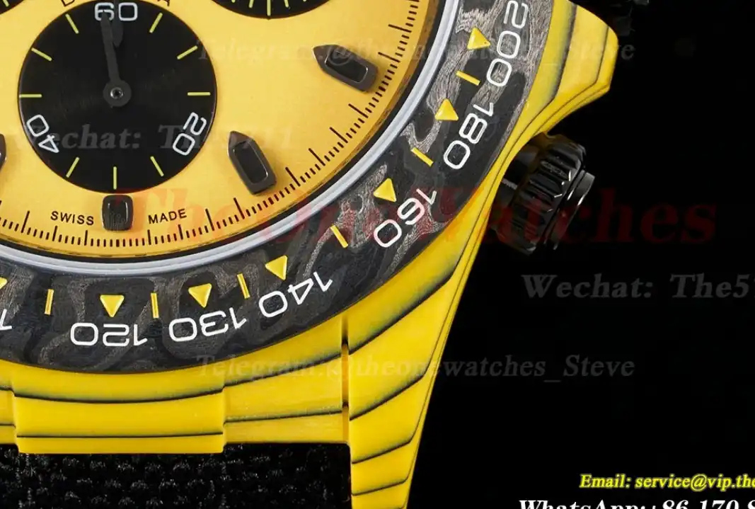 Daytona Diw 40mm FC NY Yellow Dial DIWF A7750