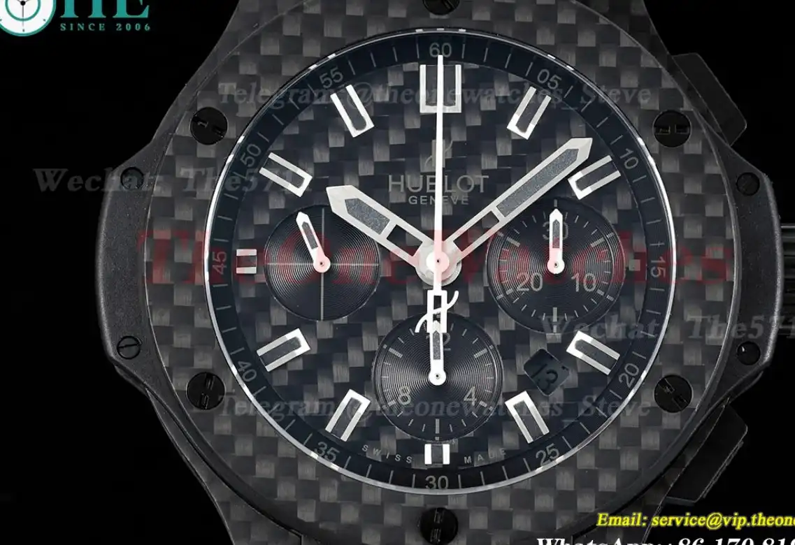 Big Bang Evolution Carbon Fiber Chronograph 44mm  Blk RU  V6 HUB4100