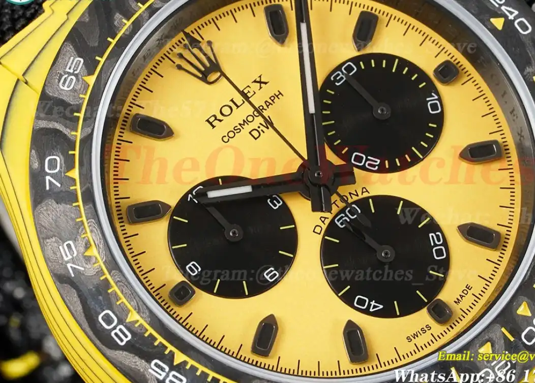 Daytona Diw 40mm FC NY Yellow Dial DIWF A7750