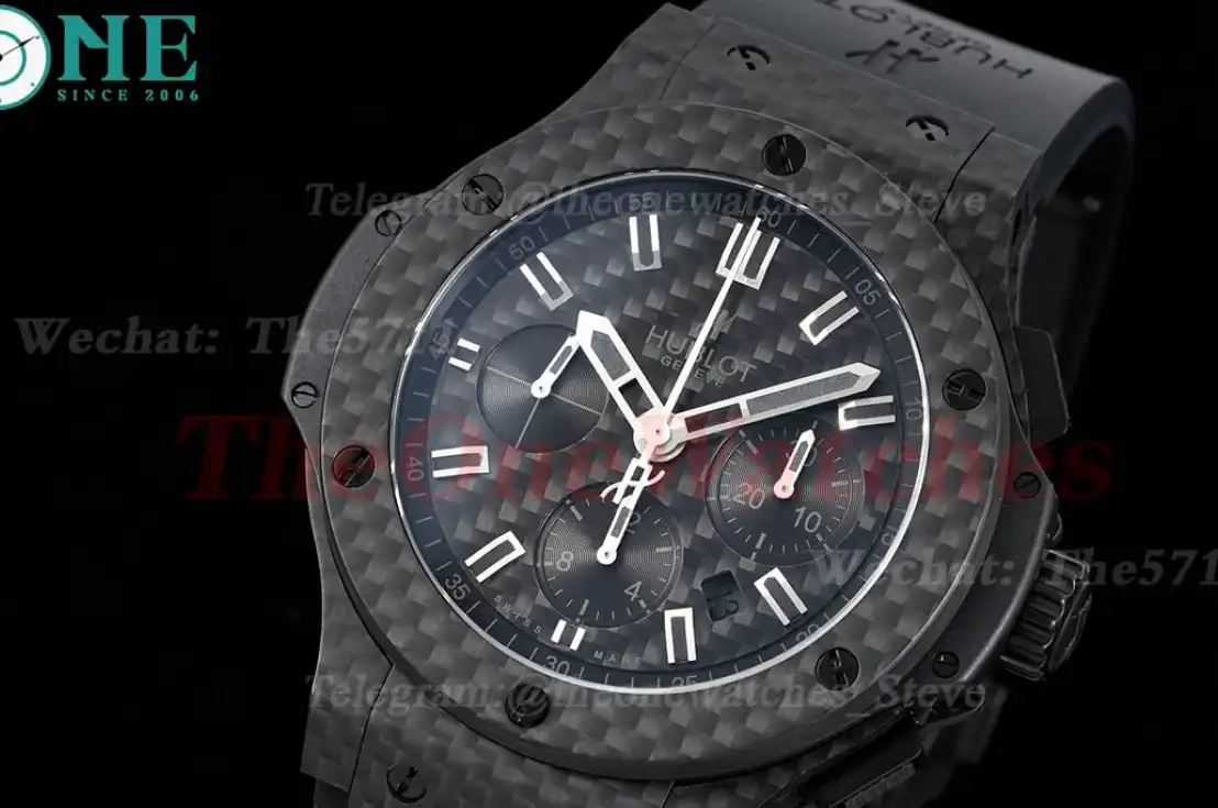 Big Bang Evolution Carbon Fiber Chronograph 44mm  Blk RU  V6 HUB4100