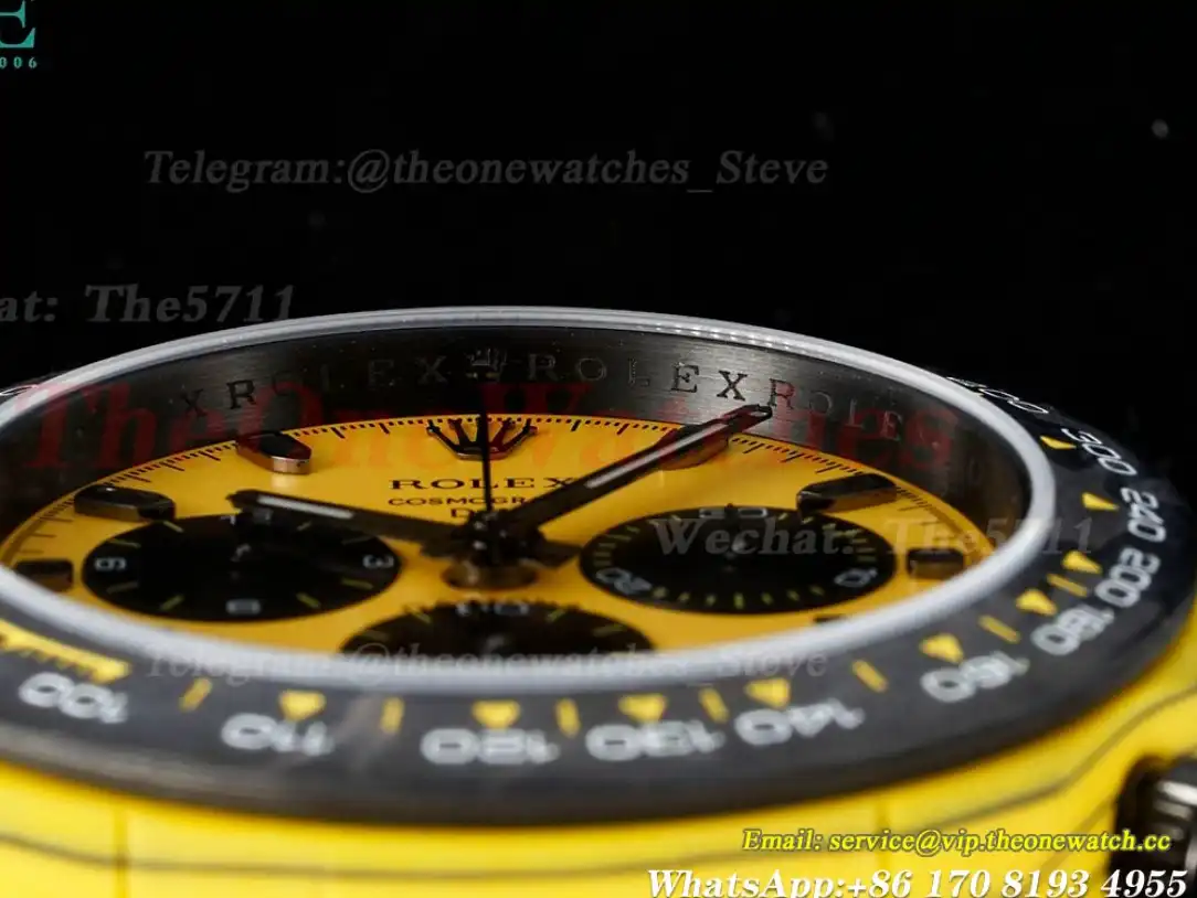 Daytona Diw 40mm FC NY Yellow Dial DIWF A7750