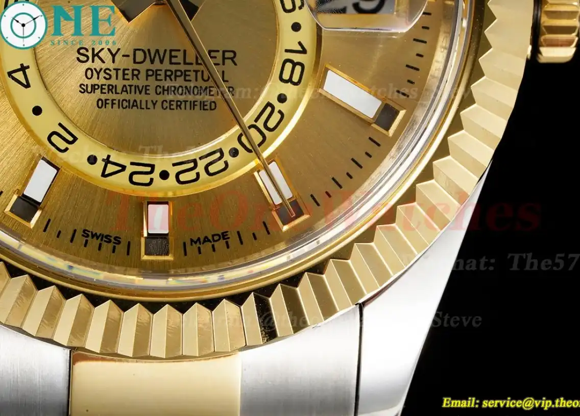 SkyDweller 326933 42mm Oyster SS YG Gold Stk FNF A9001