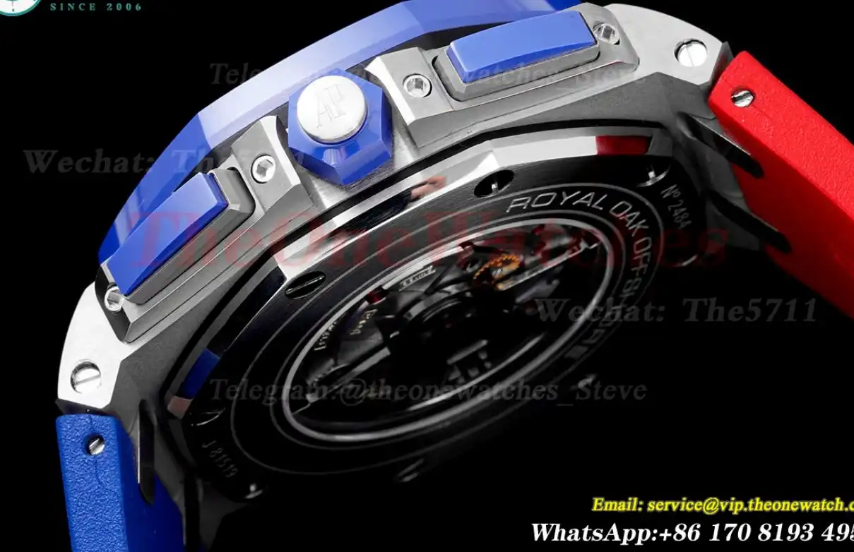 Royal Oak Offshore 44mm SS RU Blue Red APF V2 A3126