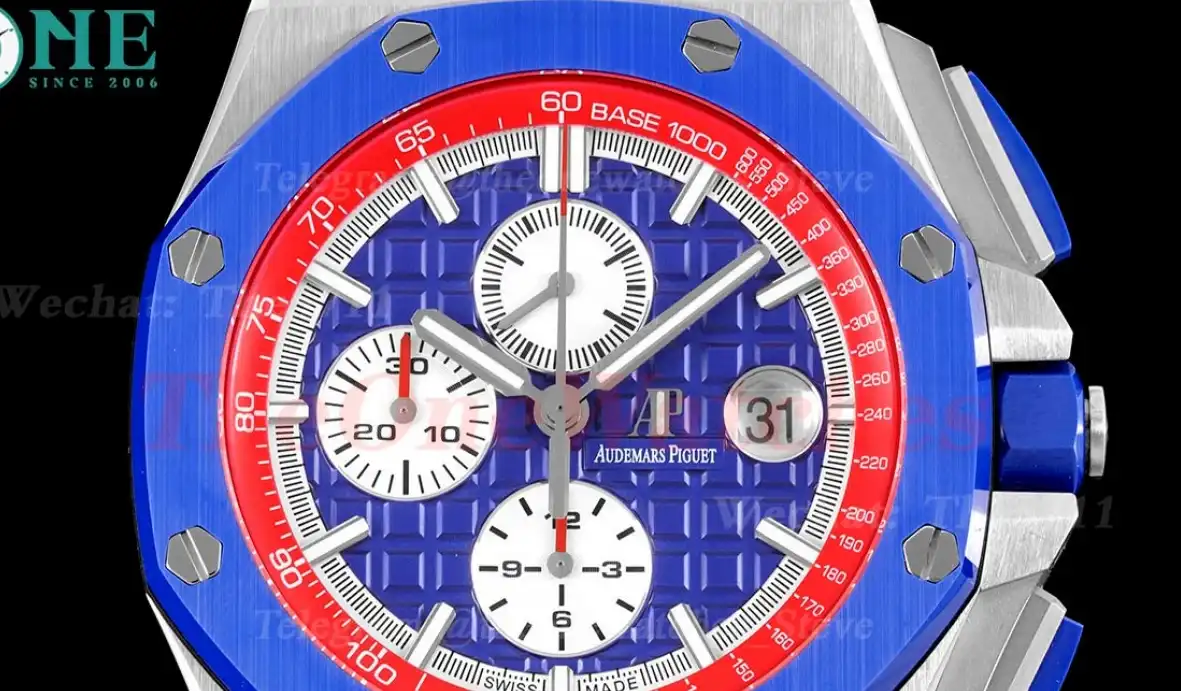 Royal Oak Offshore 44mm SS RU Blue Red APF V2 A3126