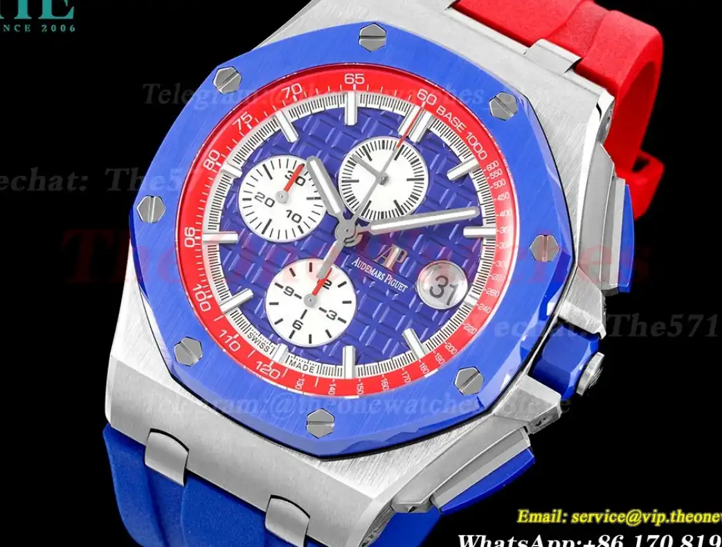 Royal Oak Offshore 44mm SS RU Blue Red APF V2 A3126