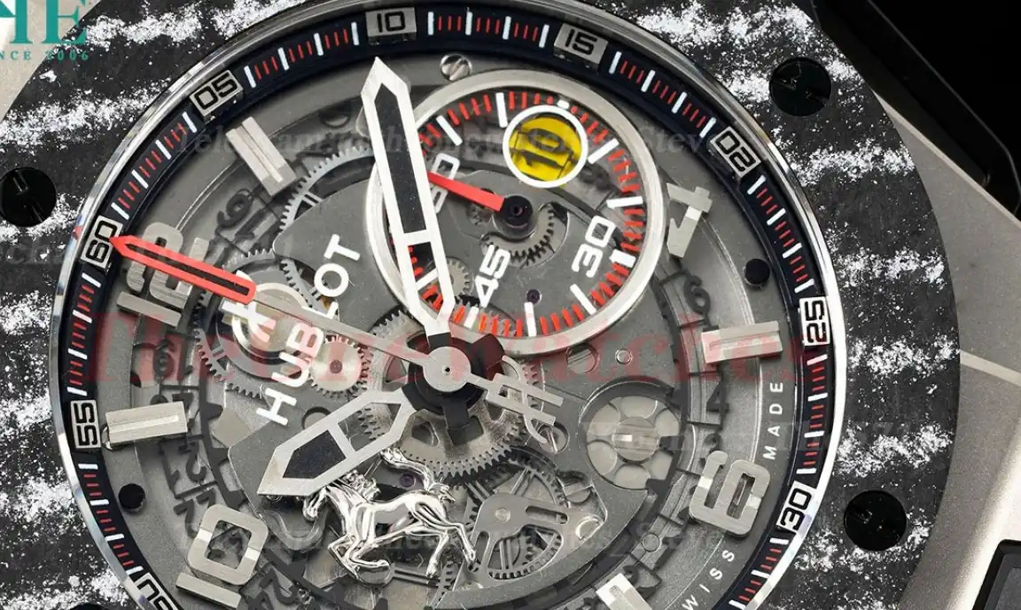 Big Bang Ferrari F1 45mm Carbon TI Limited Edition Grey LE V6 HUB1288