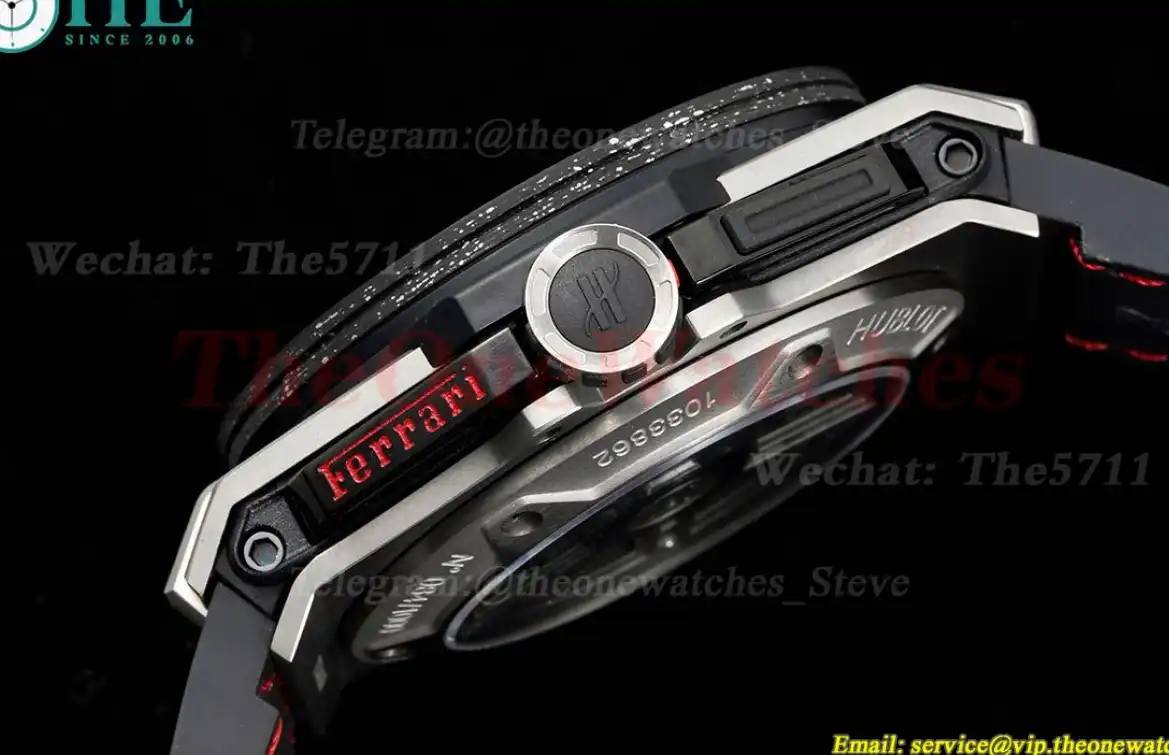 Big Bang Ferrari F1 45mm Carbon TI Limited Edition Grey LE V6 HUB1288