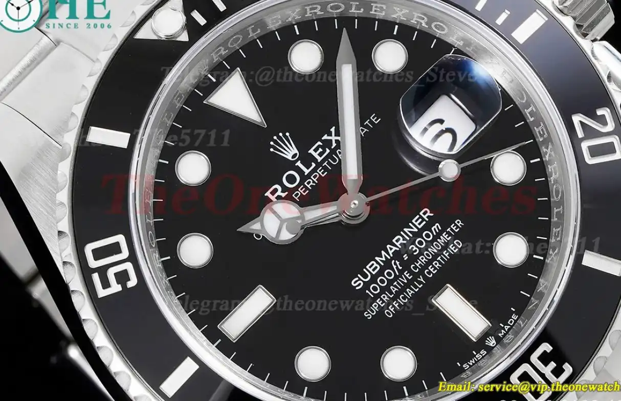 Submariner 126610LN 41mm 904L SS SS Black Dial C+S VR3235