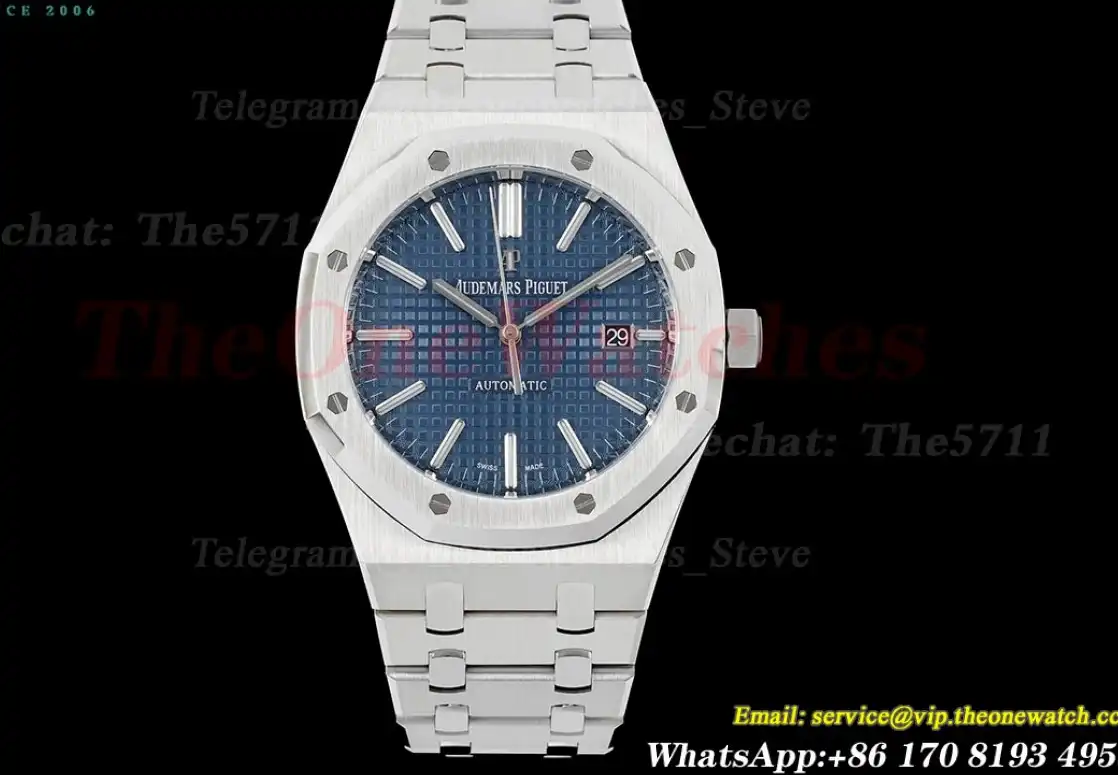 Royal Oak 15400 SS SS Blue Stk APSF SA3120 Super Clone