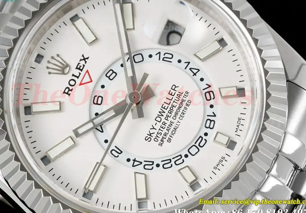 SkyDweller 326934 42mm Jubilee SS SS White Stk FNF A9001