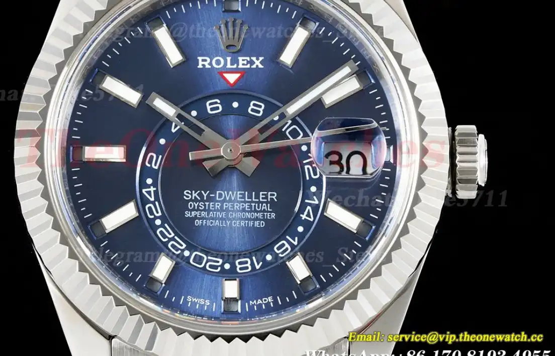 SkyDweller 326934 42mm Jubilee SS SS  Blue Stk FNF A9001