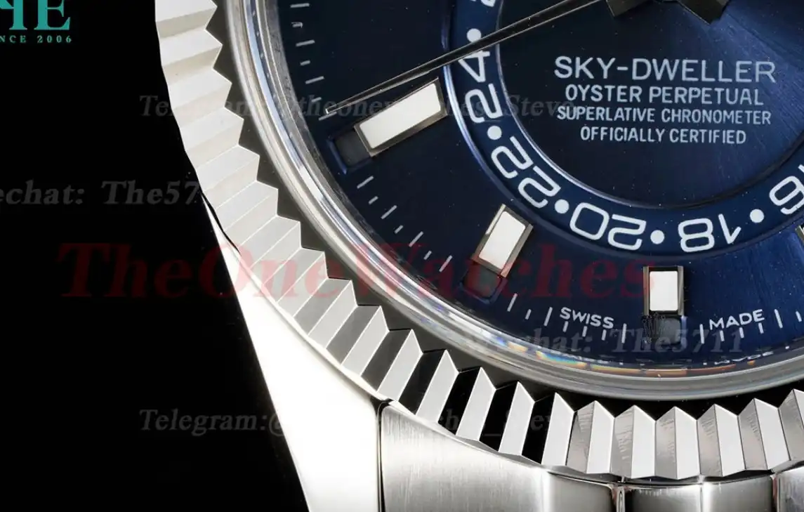 SkyDweller 326934 42mm Jubilee SS SS  Blue Stk FNF A9001