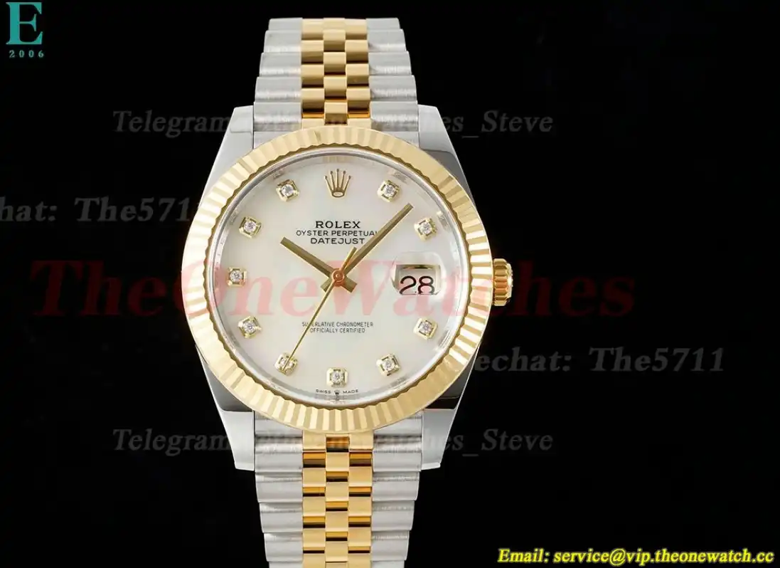 Datejust 126333 41mm Jub YG SS Mop Dia Clean SH3235