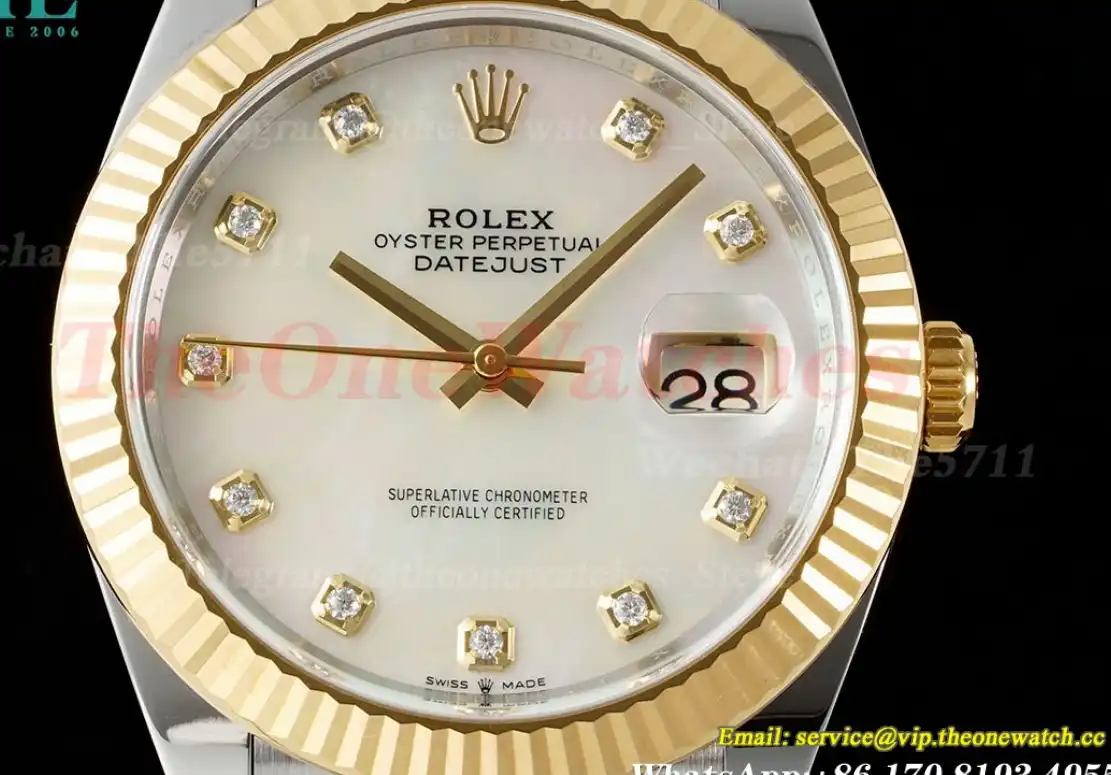 Datejust 126333 41mm Jub YG SS Mop Dia Clean SH3235